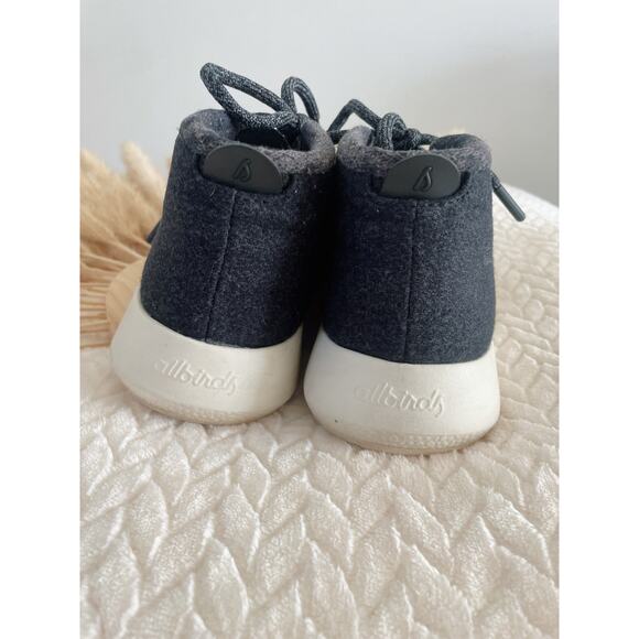 Allbirds Mizzle Wool Sneakers Size 5 Charcoal Gray - Picture 7 of 9